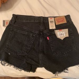 Levi 501 high rise shorts